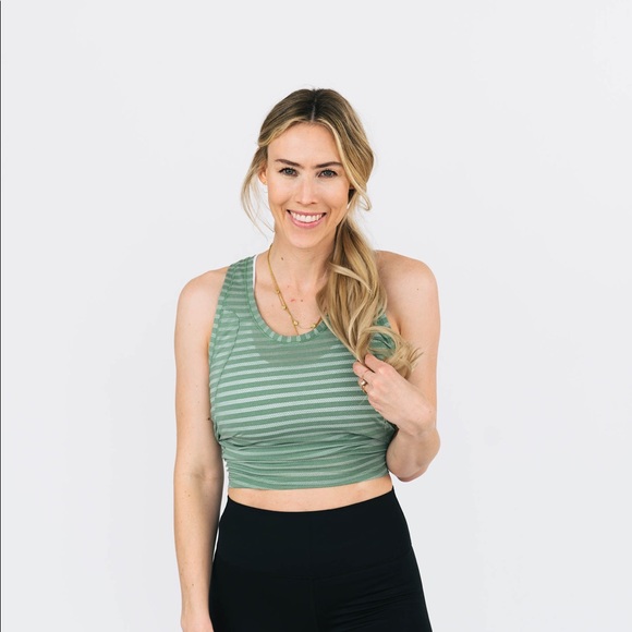 ZYIA Active Forest Nimbus Split Back Tank - Picture 5 of 11